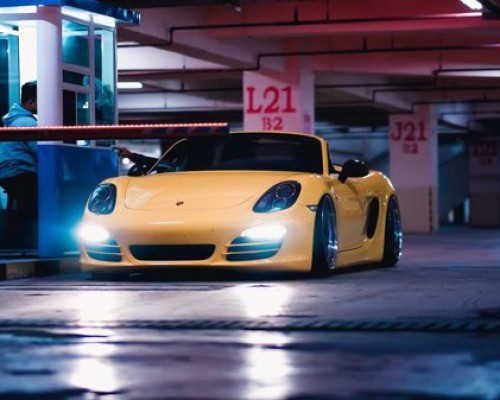 Porsche 987 cambergang convertible low profile