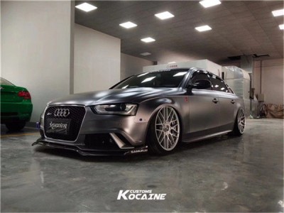 Audi A4B8 cambergang low lying style stance