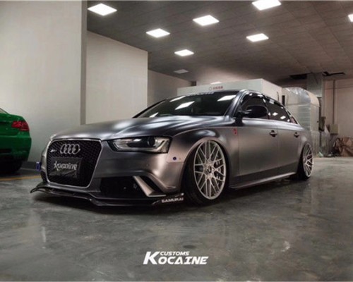 Audi A4B8 cambergang low lying style stance