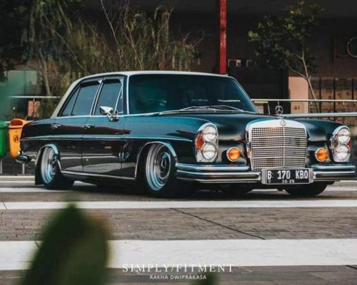 CamberGang Elegance: A Transformed Mercedes-Benz W108 Unleashed